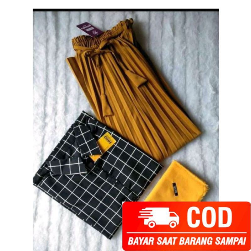 STELAN KEMEJA KOMIK+ROK+KRUDUNG HARGA PROMO MODEL 2020 (COD)