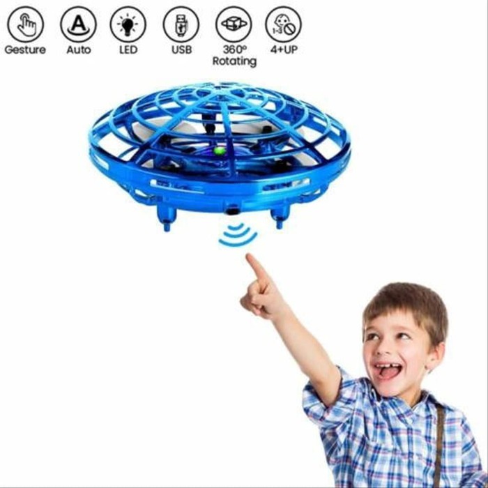 DRONE UFO Ball LED Mini Induction Suspension RC Aircraft Terbang Helikopter UFO infrared Penginderaa