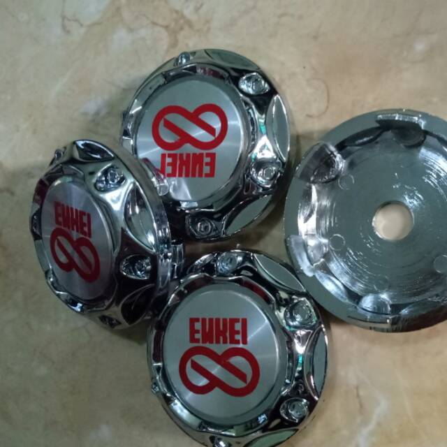 Dop enkei silver merah