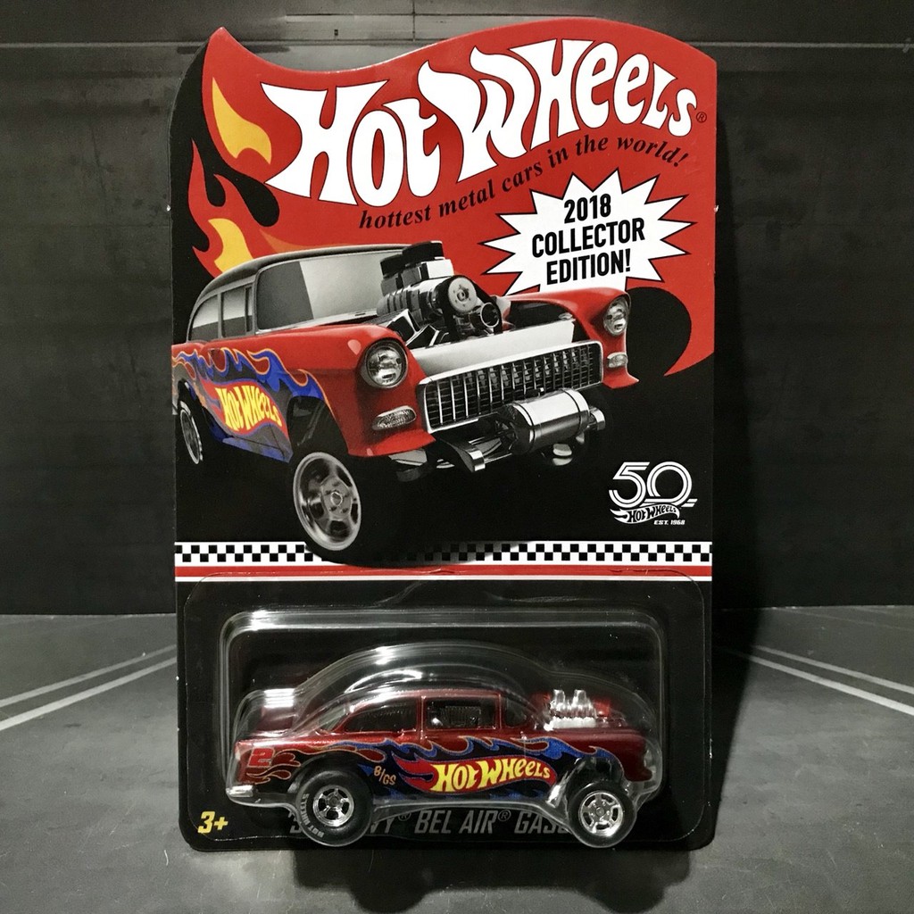 Hot Wheels Chevy Bel Air Gasser 2018 Collector Edition Ban Karet RARE