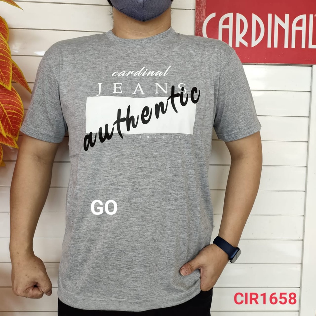 gof KJB CARDINAL JEANS KAOS T-Shirt Pakaian Pria Atasan Kaos Oblong Casual Santai Original