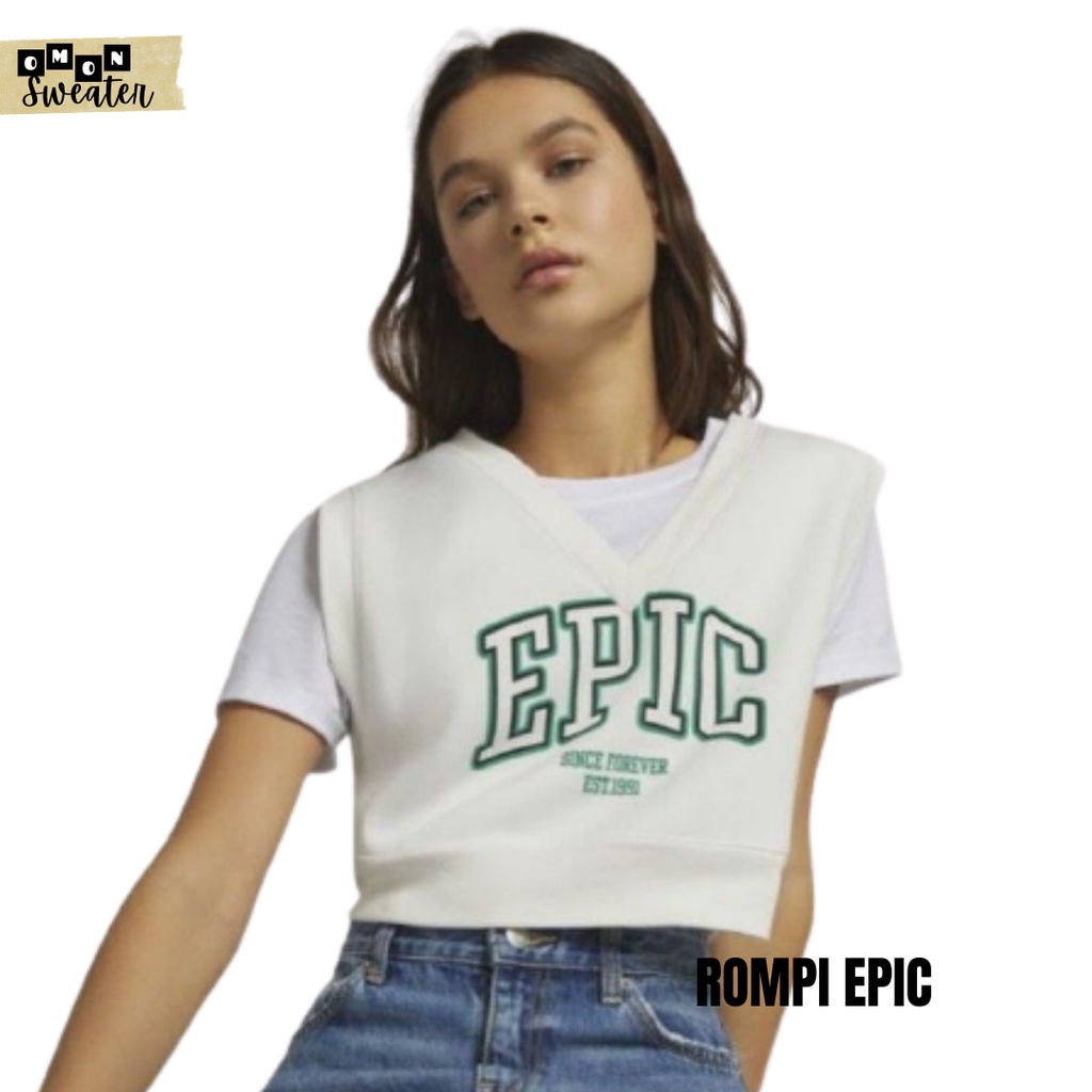 SWEATER ROMPI EPIC WANITA | VEST
