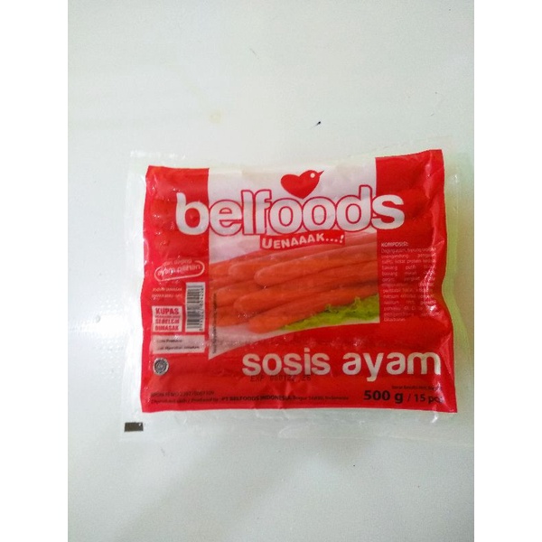 

BELLFOODS UENAK SOSIS AYAM 500 GRAM