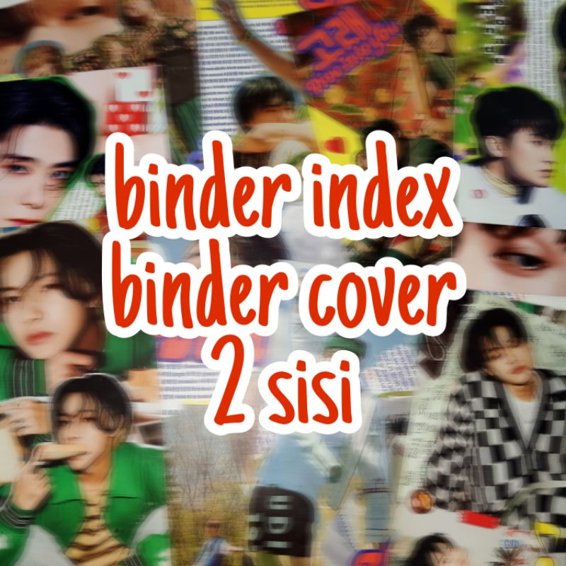 

[BACA DESKRIPSI] NCT binder deco index / cover A5 2 sisi