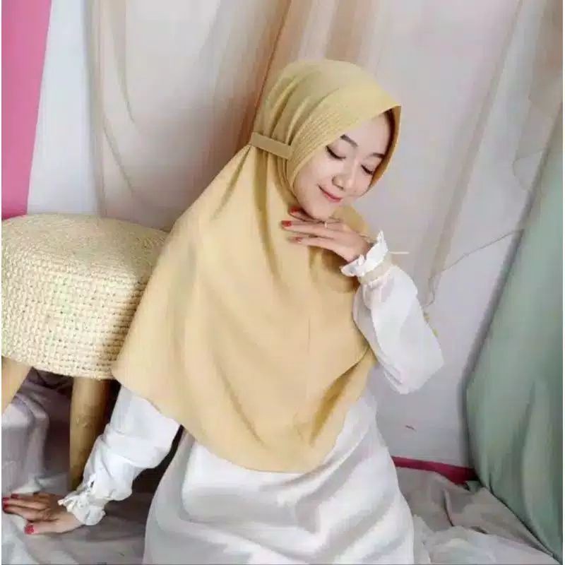 KERUDUNG MARYAM PET / BERGO PET TALI / HIJAB INSTAN