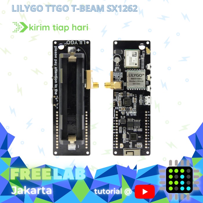 LILYGO® TTGO T-Beam V1.1 SX1262 LORA Mesh 868/915MHZ ESP32 Meshtastic