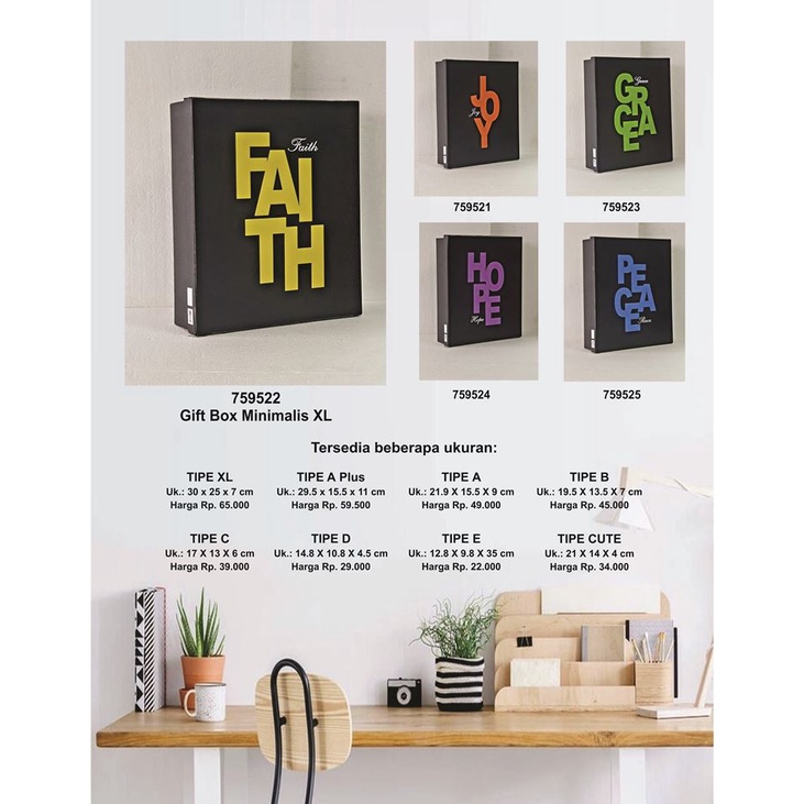 

Kotak kado/Kotak Hadiah/Gift Box Minimalis XL_Faith