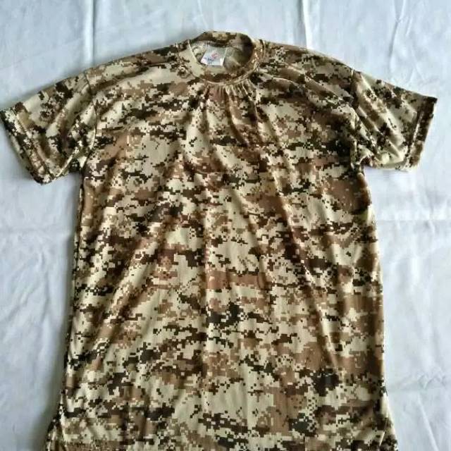 MT Kaos pendek loreng TNI AD/TNI AU/TNI AL/perbakin/pramuka/kopasus/camo/umum