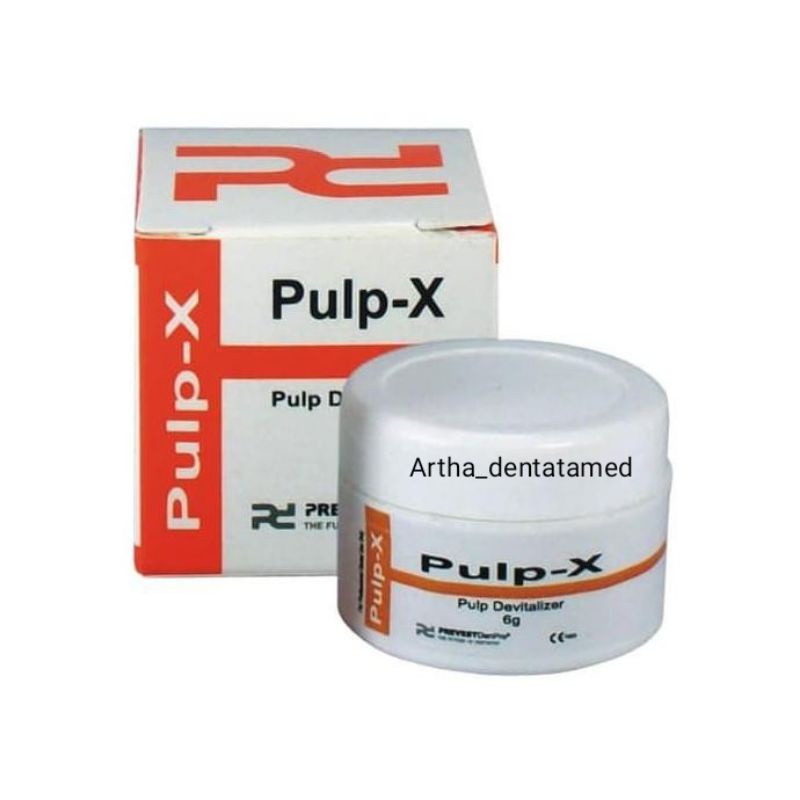 PULP-X / PULP X DENTAL DEVITALISASI DEVITAL / DEVIT NON ARSEN  DEVITALIZER DEPULPIN  DEVITEC GIGI