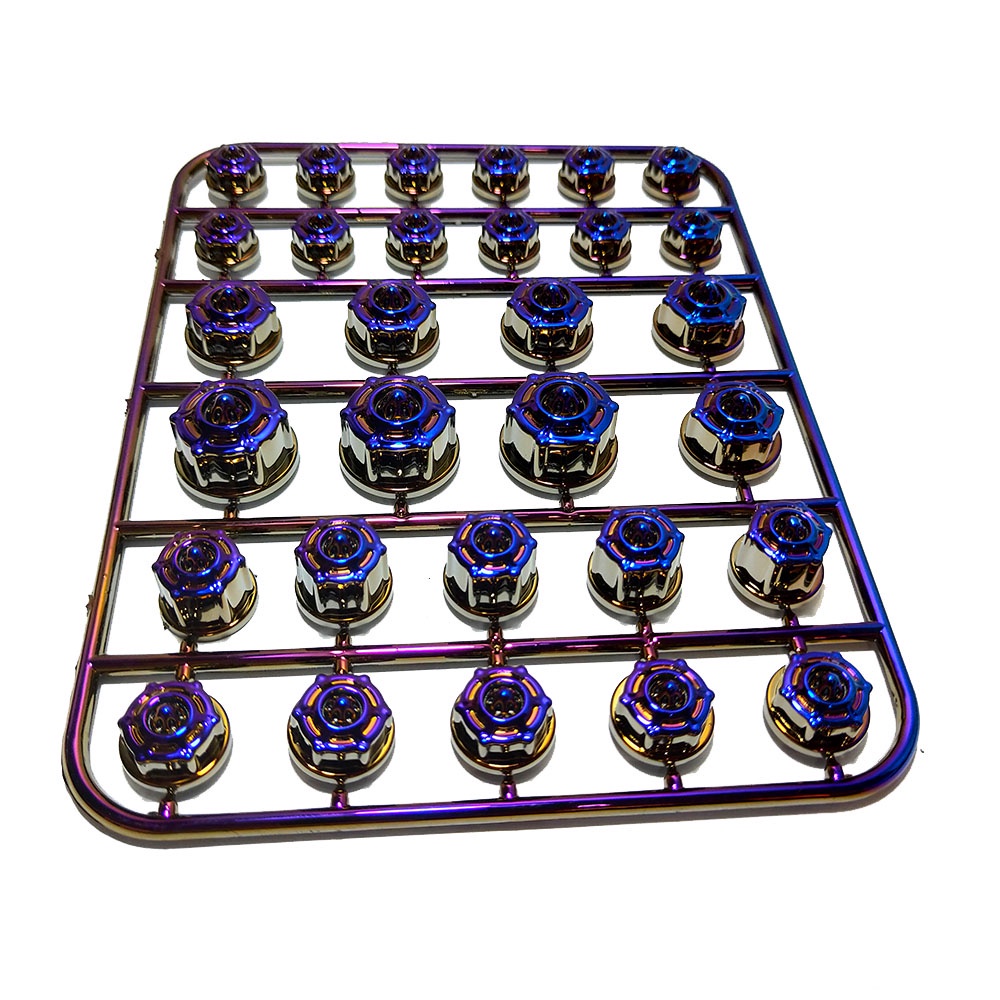 TUTUP BAUT VARIASI FLOWERS MODEL PROBOLT UNIVERSAL PELINDUNG MONEL BAUT THAILAND 1 PLAT ISI 30 motor