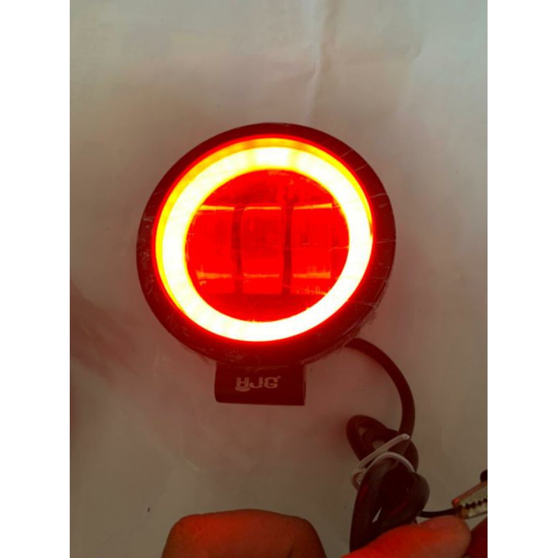 Lampu Daymaker Mini Kotak 3 Mata 60watt HJG - Day Maker Mini Kotak Led Cree 3mata 60watt Lensa 6D