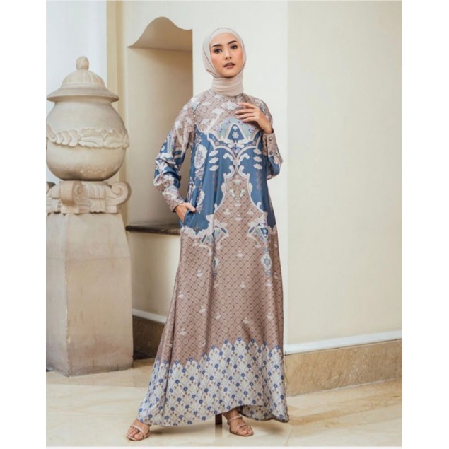 Giyanara Dress Royal Blue By geulis.id