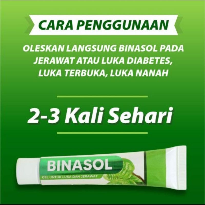 Binasol Gel - Obat Penghilang Jerawat Obat Luka