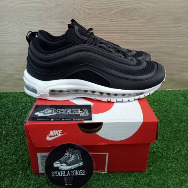 NIKE AIRMAX 97 CVS BLACK WHITE METALIC MIRROR QUALITY NIKE AIRMAX 97 CVS BLACK WHITE METALIC MIRROR QUALITY