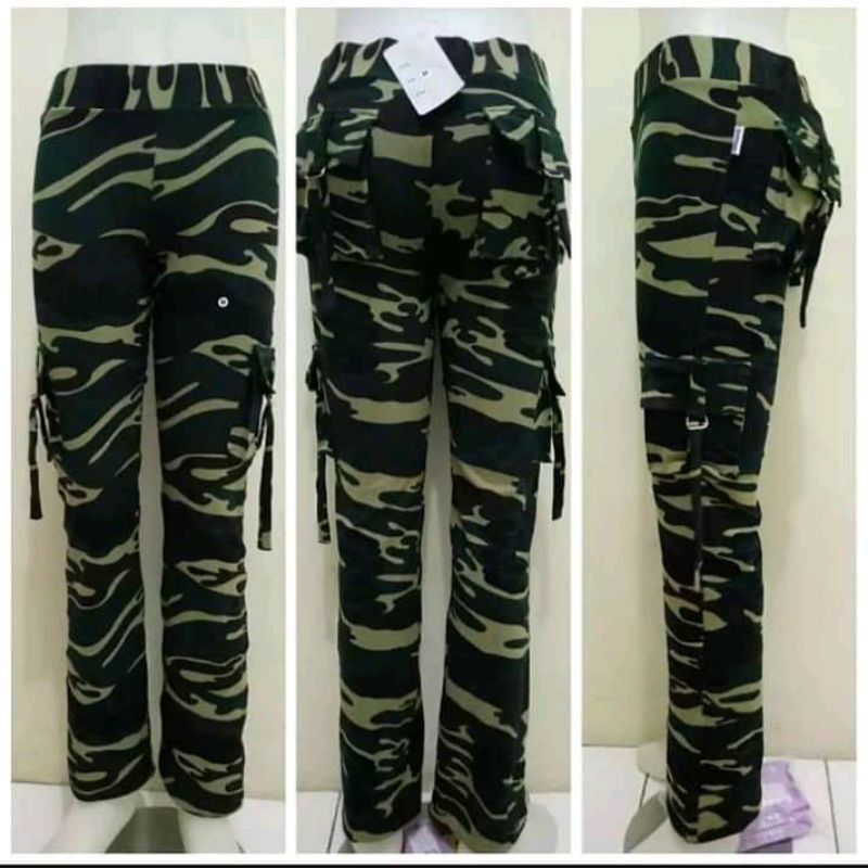 CELANA SENAM WANITA CELANA AEROBIK KARGO CELANA OLAHRAGA LORENG MURAH CELANA PANJANG SENAM WANITA