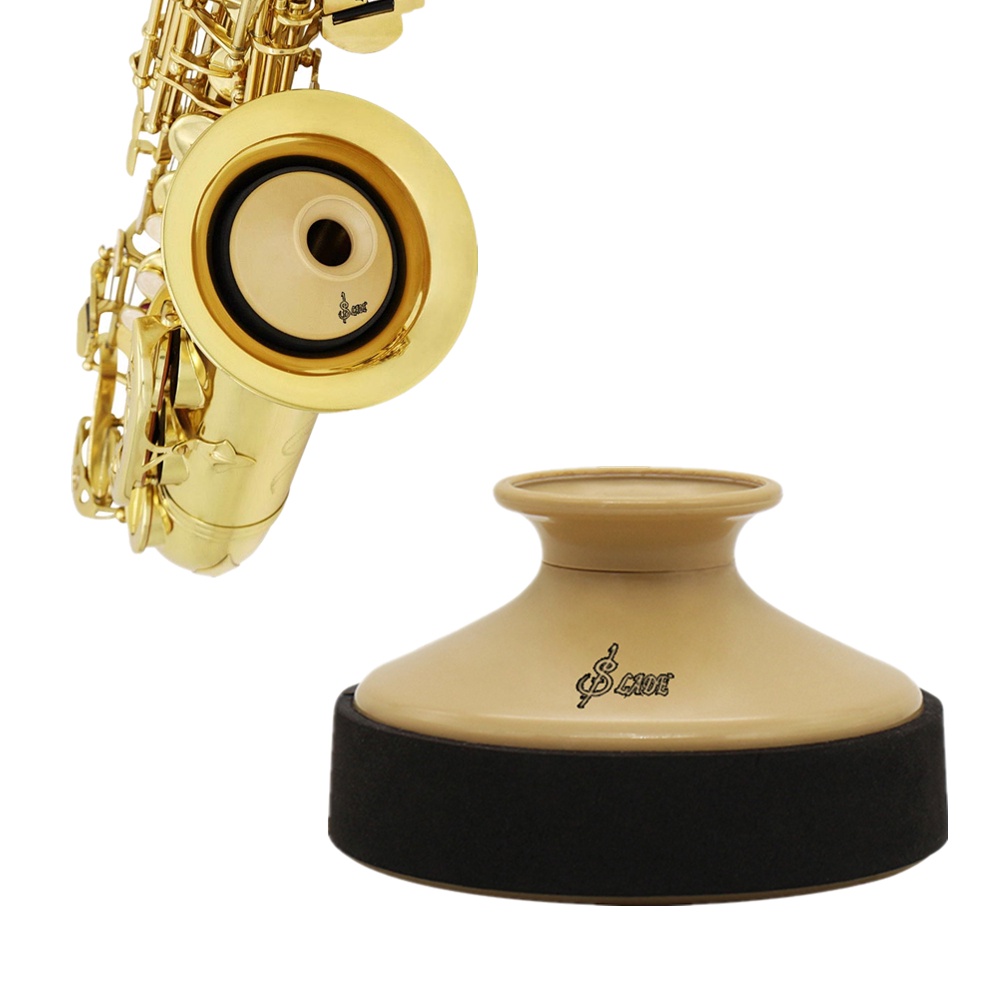 Peredam Suara Saxophone Alto Bahan ABS Warna Kuning