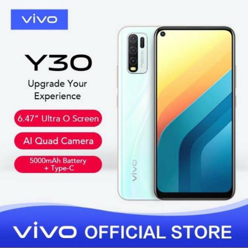 Vivo Y30 4/128GB (Garansi Resmi)(Y30i 4/64 | Y12 | Y91C