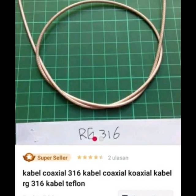 KABEL RG 316 KABEL COAXIAL RG 316 KABEL TEFLON