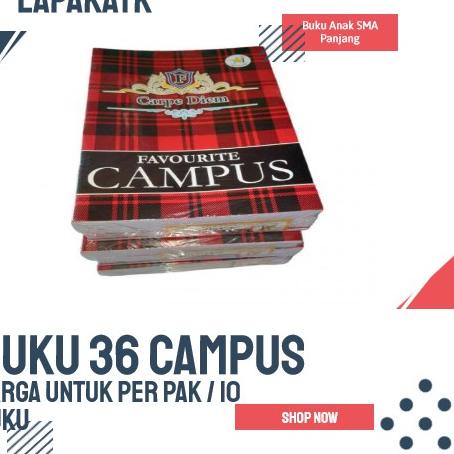 

Terjangkau Buku Tulis Campus 36 lembar PANJANG per pack ,.