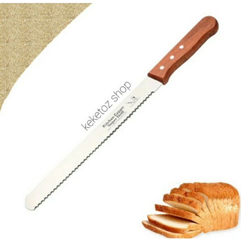 pisau roti tawar / pisau pemotong roti / pisau kue