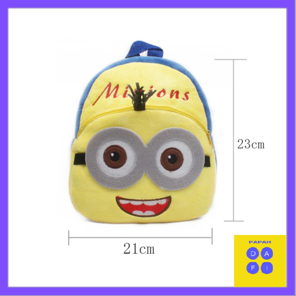 MAOCWEE Tas Sekolah Anak Laki Laki Karakter Kartun Minion - BB008