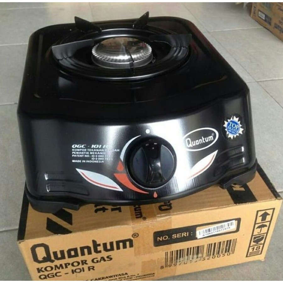 KOMPOR GAS QUANTUM 1 TUNGKU QGC-101 R KOMPOR GAS 1 TUNGKU QUANTUM