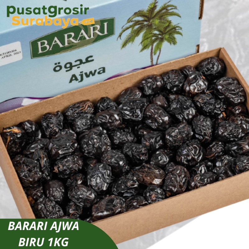 

Kurma Barari Ajwa Biru 1000gr - Kurma Barari Ajwa 1kg Kurma Ajwa Premium 1kg