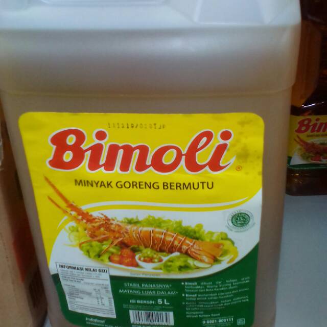 

Minyak goreng bimoli isi 5liter