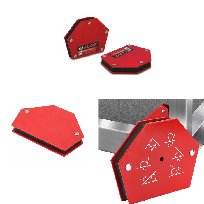 Siku Magnet Mini Set  Isi 4 Untuk Las -Siku Las-Arrow Magnetic Welding Holder