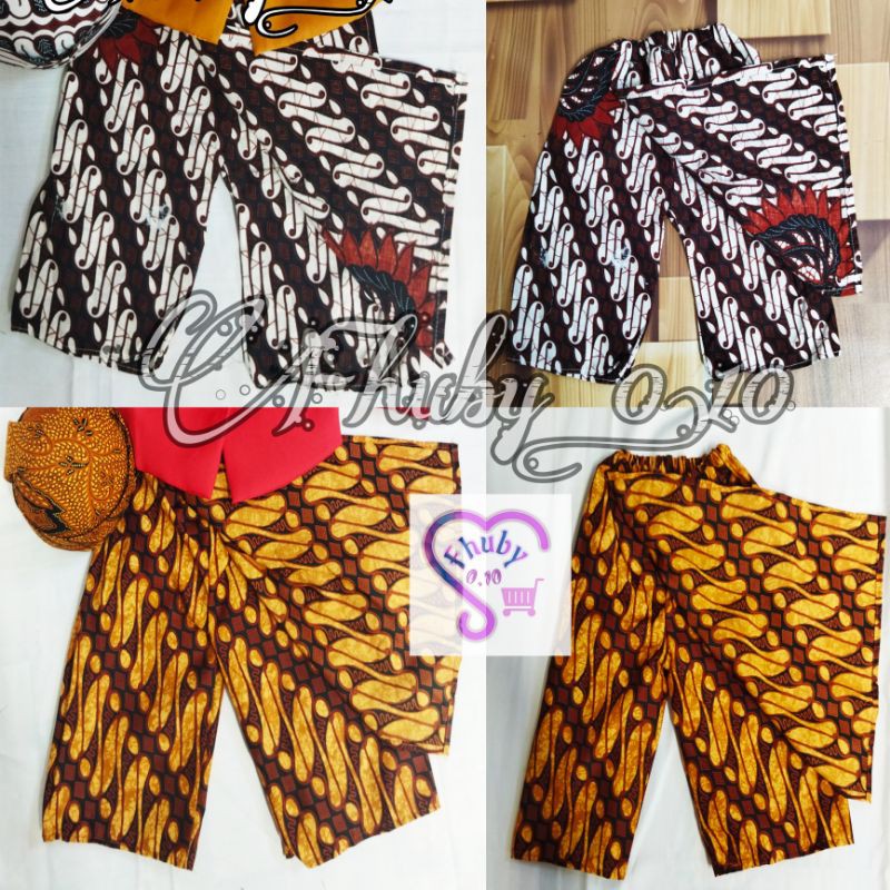 Celana Jarik Batik - Celana Rok Jarik - Rok Celana Batik