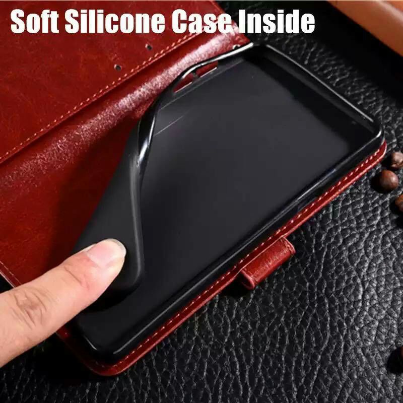 Flip Leather Case Wallet Kulit Dompet REDMI 8 8A REDMI 9 9A REDMI 9C 9T