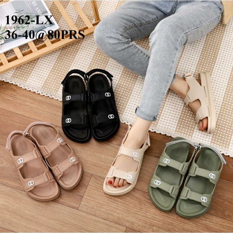 SEPATU SANDAL GUNUNG JELLY KARET IMPORT WANITA 1962