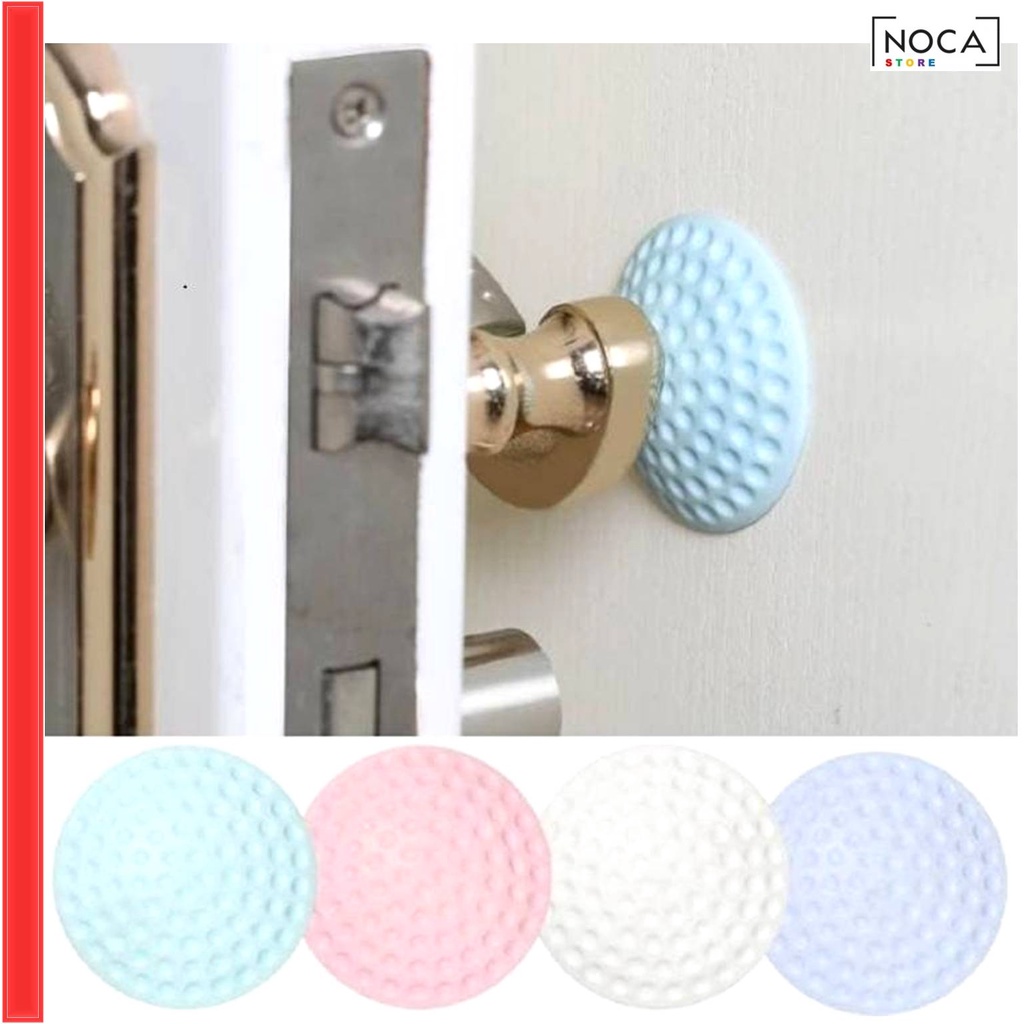 Pengaman ENGSEL Pintu Karet BULAT Penahan Tembok Model Tempel Aman Dari Benturan Lemari Meja