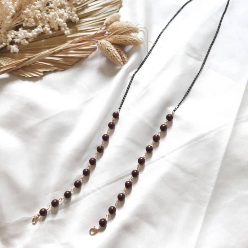 strap masker/tali masker/masker chain/rantai masker/konektor masker hijab/rantai masker hijab