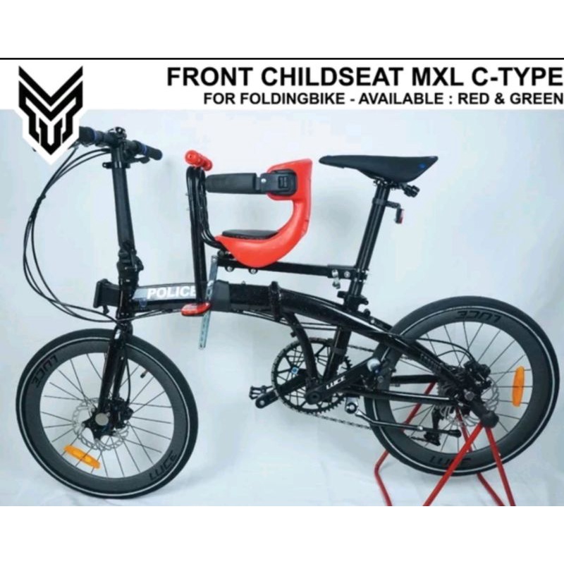 kursi boncengan anak depan MXL type C sepeda lipat