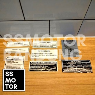 Stiker Set Pelengkap Perhatian Tangki Body Ninja RR Old New ZX 150