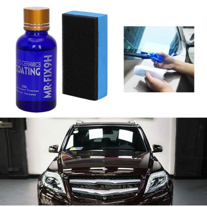 NANO CERAMIC COATING PELINDUNG LAPISAN CAT MOBIL ANTI GORES PERAWATAN MOBIL9H ISI 50ML JS93