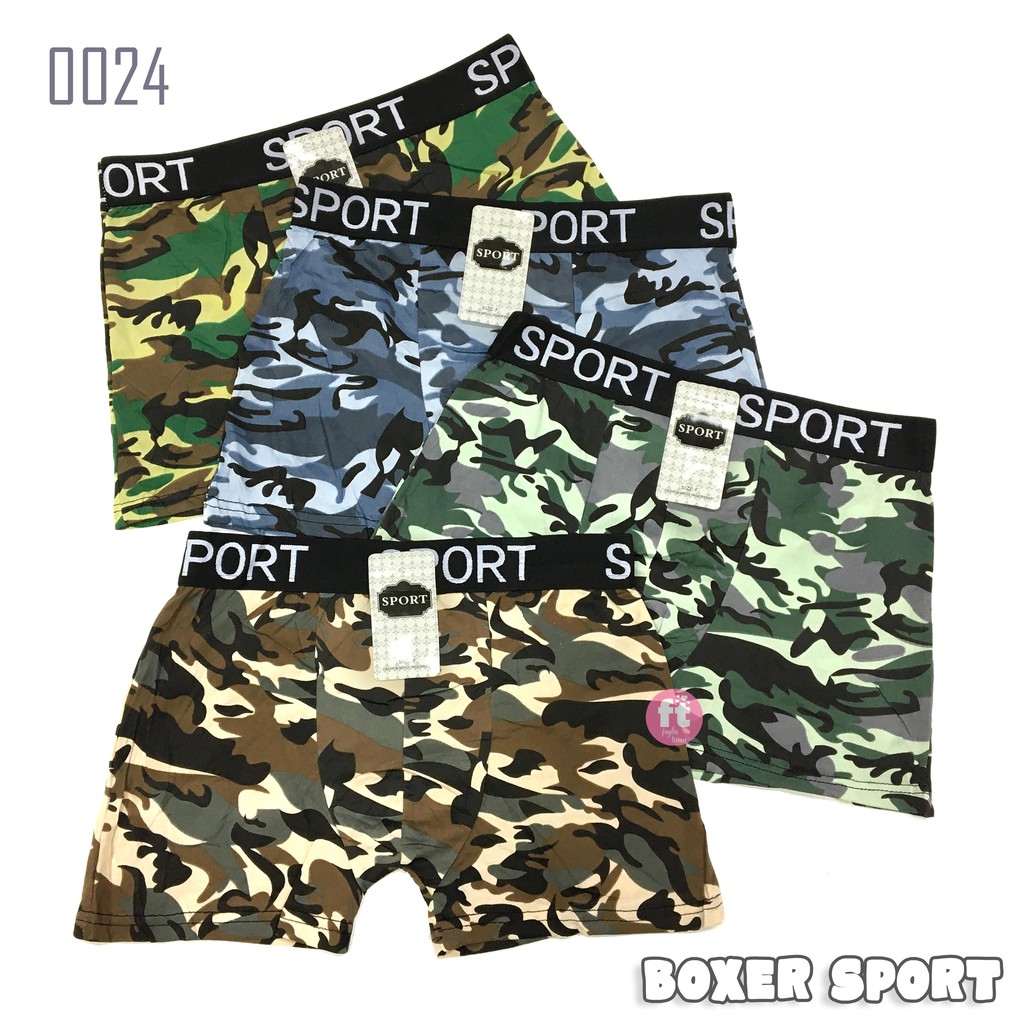 Boxer Pria Import Karet Sport / Premium Men Boxer / CDP SP