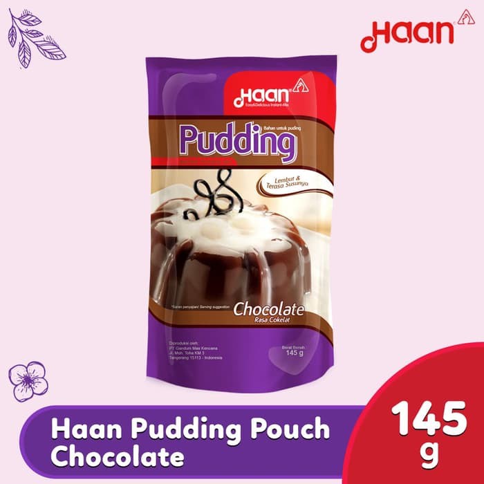 

Haan Bubuk Puding Coklat Instant Pudding Pouch Chocolate 145g