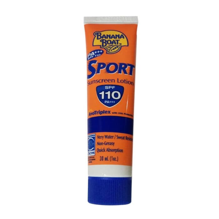 SUNBLOCK BANANA BOAT SPORT SPF UVB 110 PA ++ (30ML) ORIGINAL 100%