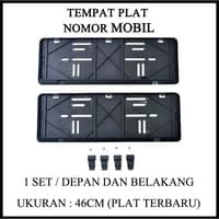 TATAKAN PLAT MOBIL  TERBARU DENGAN LAPISAN AKRILIK / DUDUKAN PLAT MOBIL / TEMPAT PLAT MOBIL