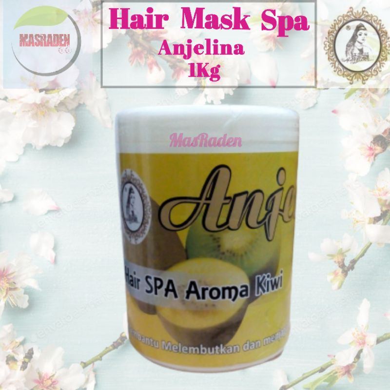HAIR MASK SPA KIWI 1KG ANJELINA MASKER RAMBUT SALON KIWI KILOAN POT WANGI BAGUS MURAH