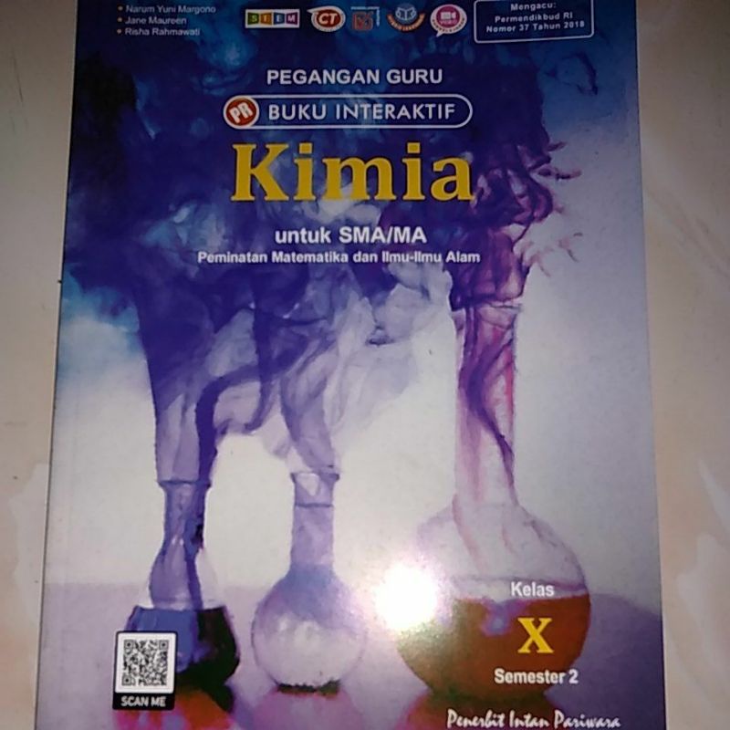 Buku PR PG Kimia kelas 10B