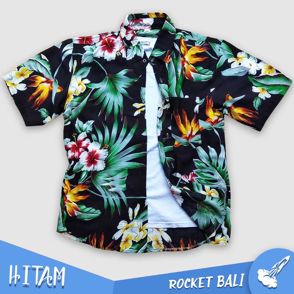 Baju Pantai Pria Kemeja Pantai Baju Motif Hawai Baju Kemeja Motif Bunga Kemeja Bunga Murah