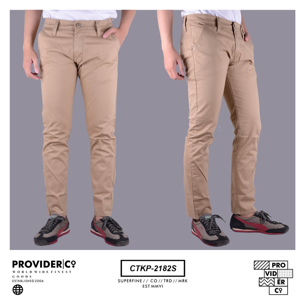 Celana Chino Cream Provider