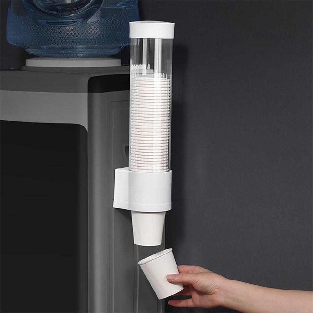 Quinton Cup Dispenser Untuk Water Dispenser Cone Atau Flat Bottom Cups Wall Mounted Plastic Automatic Cup Remover