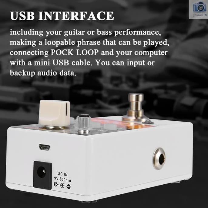 Efek Ammoon Pock Looper Looper Gitar 11 Looper