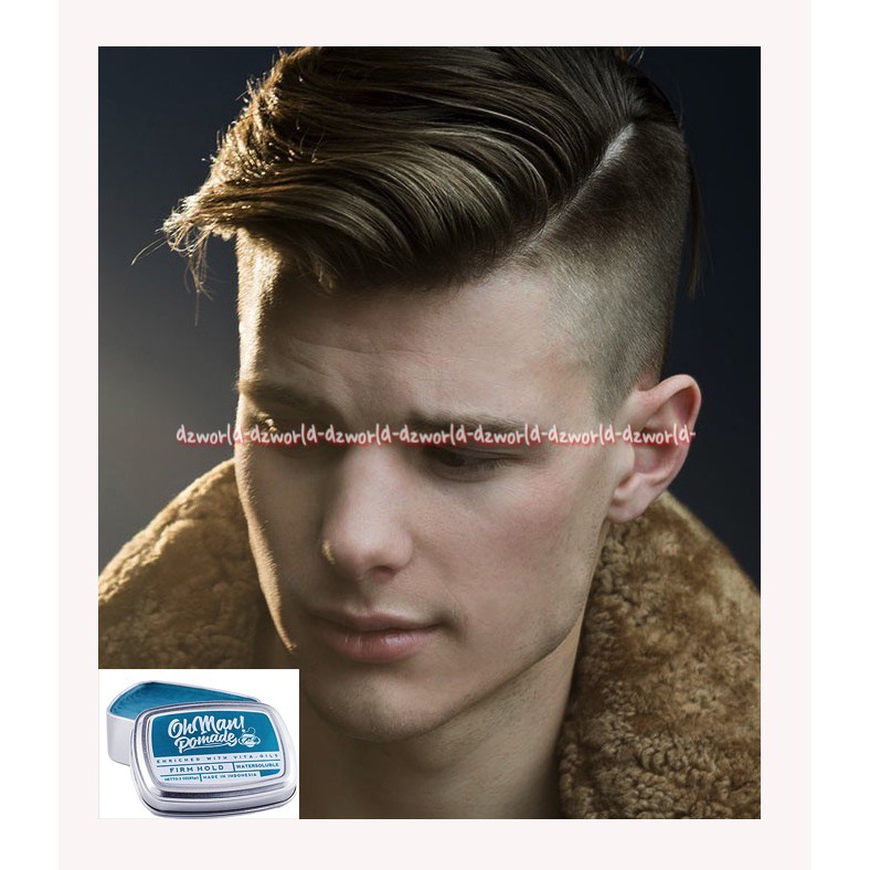 OhMan Pomade Enriched With Vita Oil Firm Hold Watersoluble 85gr Oh Man