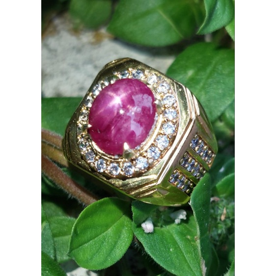 CINCIN BATU RUBY AFRIKA◇PERMATA RUBY STAR HIGH QUALITY