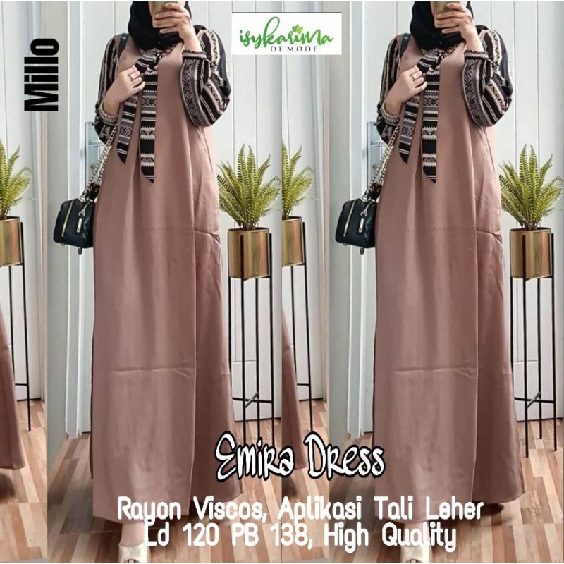 EMIRA DRESS RAYON VISCOSE BY ISYKARIMA DE MODE